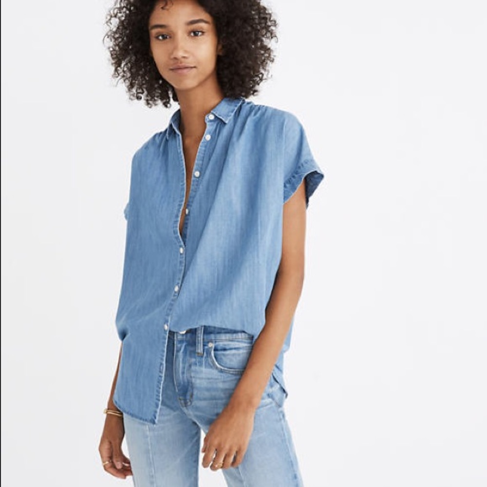 Madewell Central Shirt in Roberta Indigo